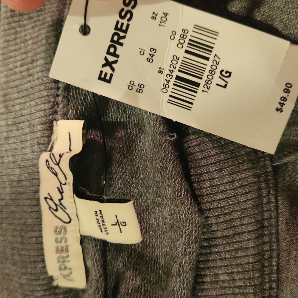 Gray Ruffled Shirt From Express - Picture 8 of 12